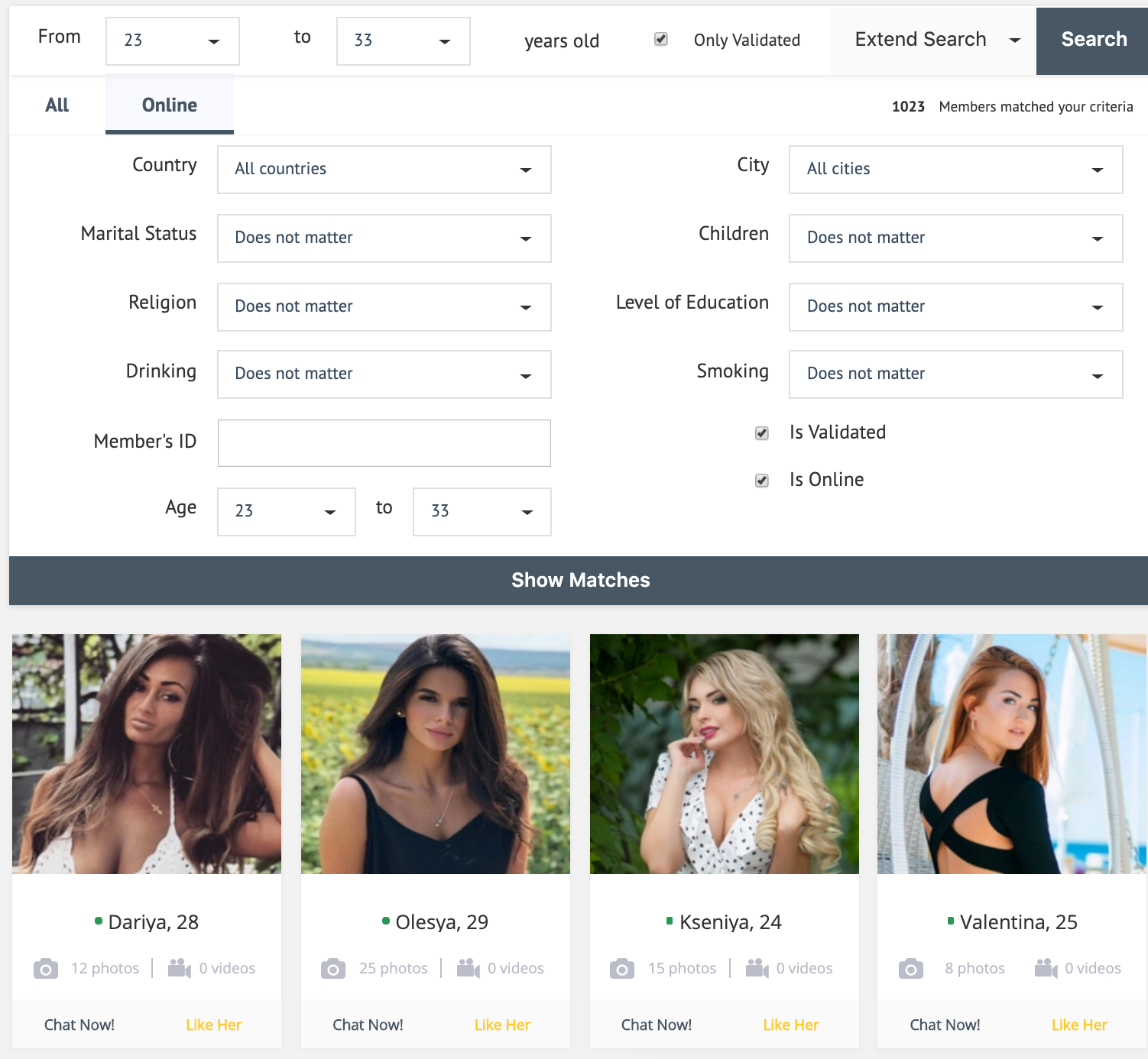 UkrainianCharm Search