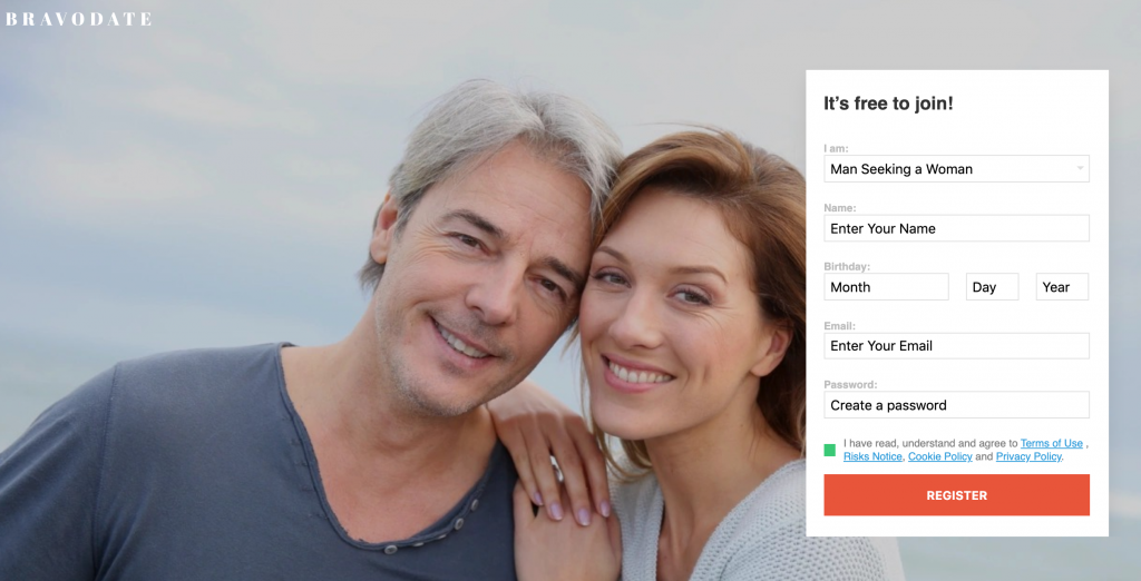 BravoDate Registration